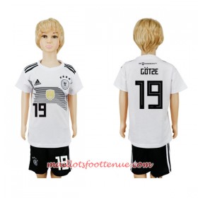 Maillot/Tenue Allemagne Gotze 19 Enfant Domicile Coupe du monde 2018